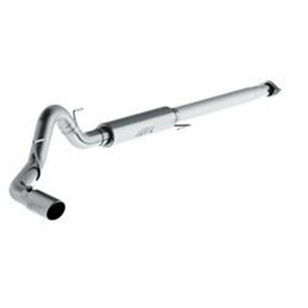 Powerplay 2015-2017 Ford F150 2.7L-3.5L 4 in. Ecoboost Cat Back Single Side Exhaust Kit - Aluminum PO3300875